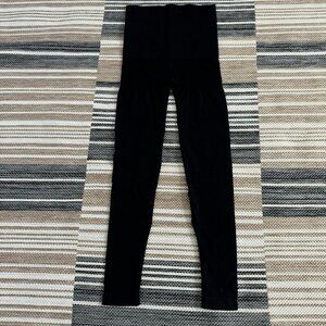 Preggo Leggings Women's Full Length Stretch Waist Legging Classic Black Size S/M